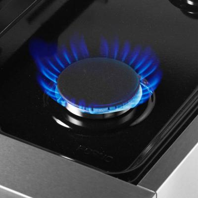 30" FORNO Marco Dual Fuel Range with 4 Sealed Burners and 4.32 Cu. Ft. True Convection Oven in Stainless Steel - FFSGS6197-30