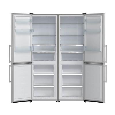 Forno 21.6 Cu. Ft. Counter Depth Double Bottom Freezer Refrigerator in Stainless Steel - FFFFD1778-48