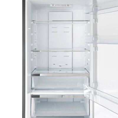 Forno 21.6 Cu. Ft. Counter Depth Double Bottom Freezer Refrigerator in Stainless Steel - FFFFD1778-48