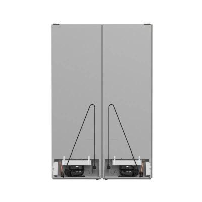 Forno 21.6 Cu. Ft. Counter Depth Double Bottom Freezer Refrigerator in Stainless Steel - FFFFD1778-48