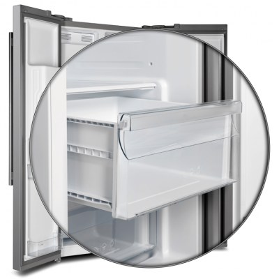 36" Forno 20 Cu. Ft. Salerno Side by Side Stainless Steel Refrigerator with Ice Maker - FFRBI1844-36SB