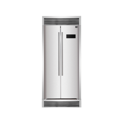 33" Forno 15.6 Cu.Ft. Salerno Side-by-Side Refrigerator - FFRBI1805-37SG