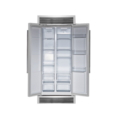 33" Forno 15.6 Cu.Ft. Salerno Side-by-Side Refrigerator - FFRBI1805-37SG