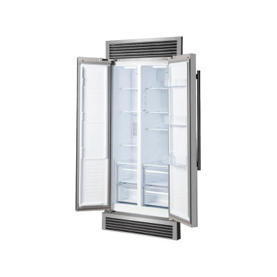 33" Forno 15.6 Cu.Ft. Salerno Side-by-Side Refrigerator - FFRBI1805-37SG