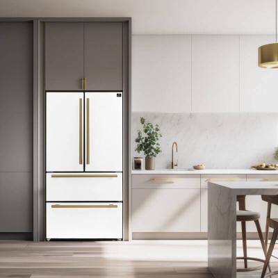 36" Forno 19.2 Cu. Ft. Espresso Moena French Door Refrigerator - FFRBI1820-36WHT