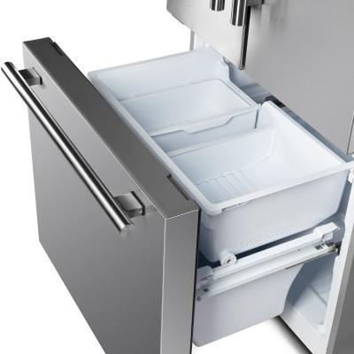 35" Forno 17.5 Cu. Ft. French Door Refrigerator with Bottom Freezer - FFFFD1974-35SG