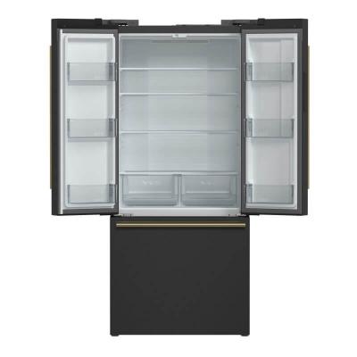 30" Forno 17.5 Cu. Ft. Espresso Gallipoli French Door Refrigerator - FFFFD1974-31BLK