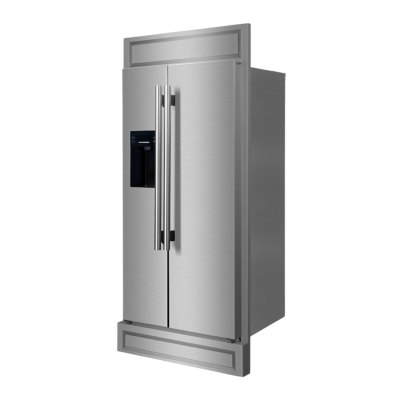 36" Forno Salerno Built-in Stainless-Steel Side by Side Refrigerator - FFRBI1844-40MG