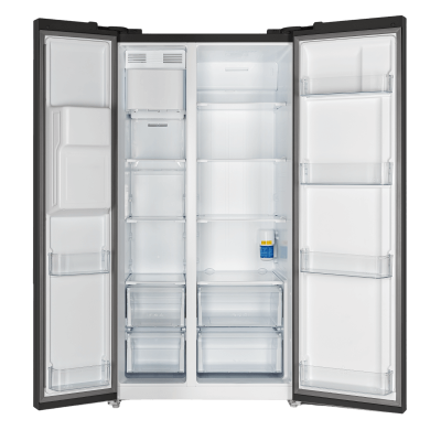 36" Forno 20 Cu. Ft. Espresso Salerno Side-by-Side Refrigerator in Black - FFRBI1844-36BLK