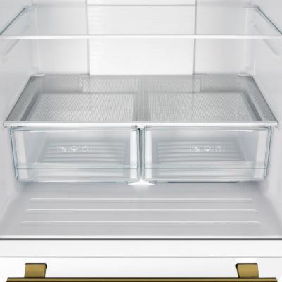 30" Forno 17.5 Cu. Ft. Espresso Gallipoli French Door Refrigerator - FFFFD1974-31WHT