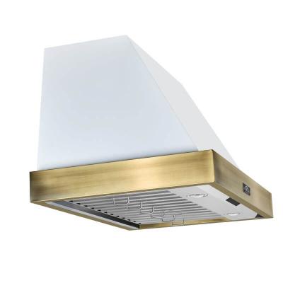 36" Forno Vittorio Wall Mount Range Hood in White - FRHWM5078-36WHT