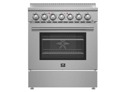 30" Forno Paolo 4.38 cu.ft. Freestanding True Convection Oven Electric Range - FFSEL6011-30