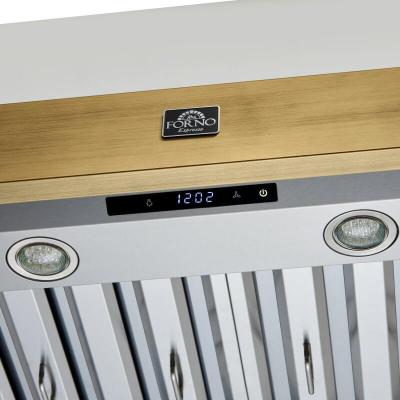 48" Forno Vittorio Wall Mount Range Hood in white - FRHWM5078-48WHT