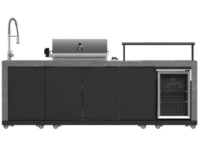 Forno Rimini Outdoor Kitchen Set - FODKT2544BLK
