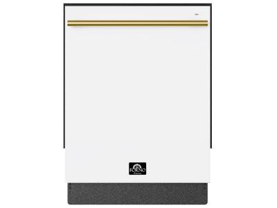 24" Forno Romano Espresso Built-In Dishwasher -FDWBI8035-24WHT