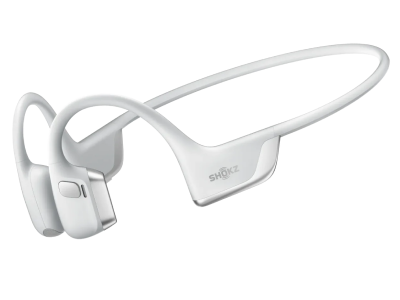 Shokz Bone Conduction Standard Open-Ear Bluetooth Headphone in Silver - OpenRun Pro 2 (S)
