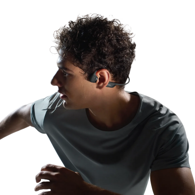 Shokz Bone Conduction Mini Open-Ear Bluetooth Headphone in Black - OpenRun Pro 2 Mini (B)