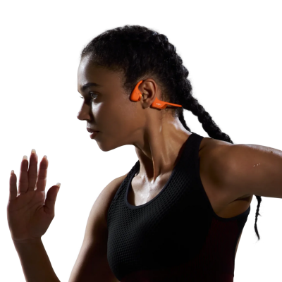 Shokz Bone Conduction Mini Open-Ear Bluetooth Headphone in Orange - OpenRun Pro 2 Mini (O)