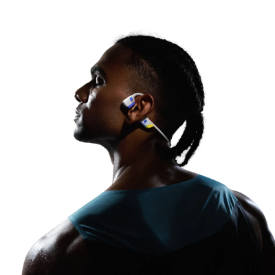 Shokz Bone Conduction Mini Open-Ear Bluetooth Headphone in Boston Marathon - OpenRun Pro 2 Mini (BM)