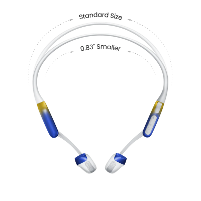Shokz Bone Conduction Mini Open-Ear Bluetooth Headphone in Boston Marathon - OpenRun Pro 2 Mini (BM)