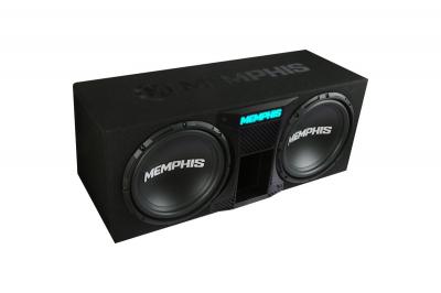 Memphis 12 Inch Loaded Dual Ported Subwoofer Enclosure and Amplifier Bass Package - SRXE12DP