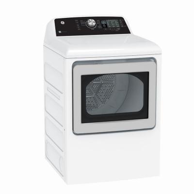 27" GE 7.4 Cu. Ft. Top Load Electric Dryer with SaniFresh Cycle White - GTD68EBMRWS