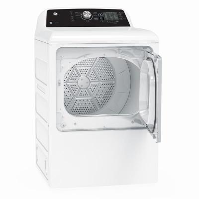 27" GE 7.4 Cu. Ft. Top Load Electric Dryer with SaniFresh Cycle White - GTD68EBMRWS