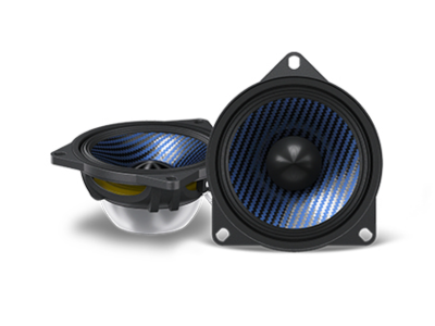4" Alpine Rear Door / Rear Deck / Rear Hatch Speaker Set for 2017-24 Tesla Model 3 and 2020-24 Tesla Model Y - EV40MRT