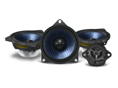 Alpine 4" Midrange Front Dash Speaker Upgrade Kit for 2017-24 Tesla Model 3 and 2020-24 Tesla Model Y - EV40MT