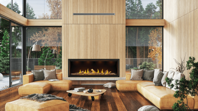 Napoleon Tall Linear Vector 74 Direct Vent Gas Fireplace - TLV74N
