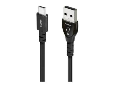 Audioquest 0.75 Meter Carbon USB-A - C High-Definition Audio Cable - USBCAR20.75CA
