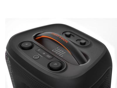 JBL PartyBox Encore 2 Portable Party Speaker with two Wireless Mics 100W Powerful Sound Built-in Dynamic Light Show & Splash Proof