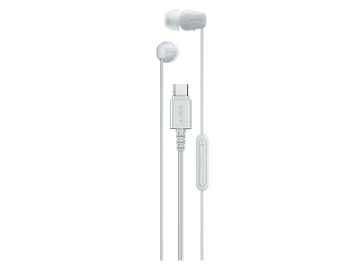 Sony USB-C Wired In Ear Headphones in White - IEREX15C/W