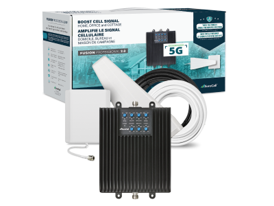 SureCall Fusion Professional 2.0 Most Powerful 5G Ultra-Wideband Cell Phone Signal Booster - SCFUSIONPROCA