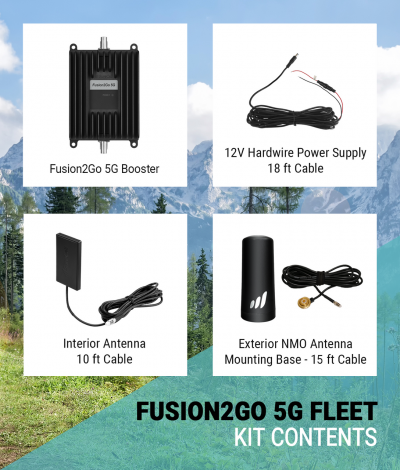 SureCall Fusion2Go 5G Fleet Vehicle Cell Phone Signal Booster - SCFUSION2GO5GFLEET