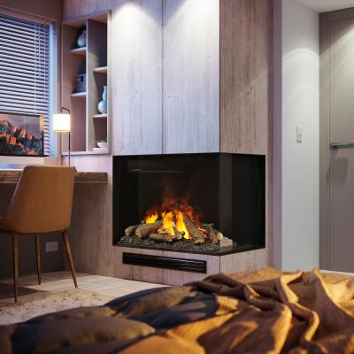 37" Dimplex e-Matrix 32" x 26" Two-Sided Right-Facing Electric Firebox - FEF3226L2R