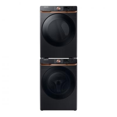 27" Samsung 5.8 Cu. Ft. Smart Front Load Washer 7.5 Cu. Ft. Dryer and Stacking Kit - SKK-8K-WF50BG8300AVUS-DVE50BG8300VAC