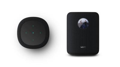 Wiim Sound 1.8" Round Touchscreen Smart AI RoomFit Speaker - WiiMSOUNDB
