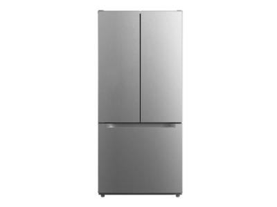 30" Moffat 18.4 Cu. Ft. French Door Bottom Mount Refrigerator in Stainless Steel - MNE18DYTNFS