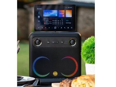 Ikarao Portable Touch Screen Speaker with  2 Wireless Microphones - Break X2