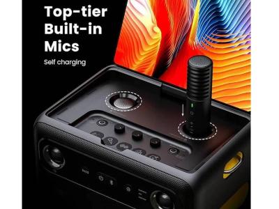 Ikarao Portable Touch Screen Speaker with  2 Wireless Microphones - Break X2