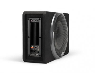 Alpine 12" BassRev Powered Shallow Subwoofer Enclosure with OPTIM Sync Technology - PWV-SB12