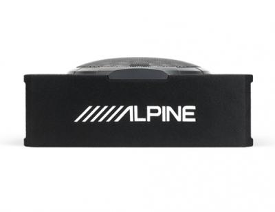 Alpine 12" BassRev Powered Shallow Subwoofer Enclosure with OPTIM Sync Technology - PWV-SB12