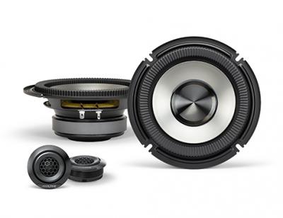 Alpine 6.5" BassRev Component Speaker Set Optimized to be Paired Actively with Alpine OPTIM8 using OPTIM Sync Technology - BRV-S65C