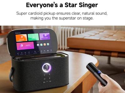 Ikarao HD Screen Premium Portable Shell S2 Karaoke Machine - Shell S2