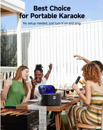 Ikarao HD Screen Premium Portable Shell S2 Karaoke Machine - Shell S2