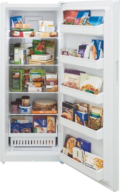 Frigidaire 16 Cu. Ft. Garage Ready Upright Freezer in White - FFUE1626AW
