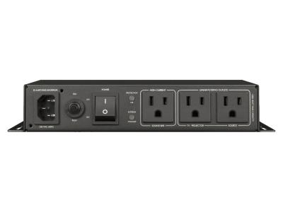 Audioquest 3-Outlet Non-Sacrificial Surge Protector for Wall-Mounted TVs - PowerQuest TV3