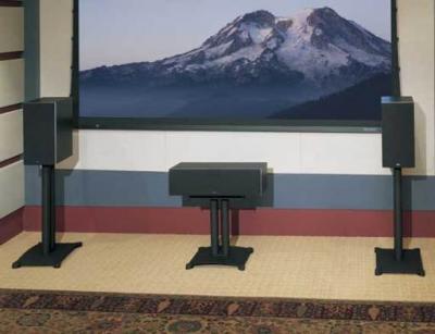 Sanus Steel Series Bookshelf Speaker Stand - SF22-B1