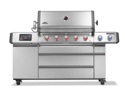 77" Napoleon Prestige PRO 665 Elite Liquid Propane 5 Main Burners Grill - PRO665VXRSIBPSS